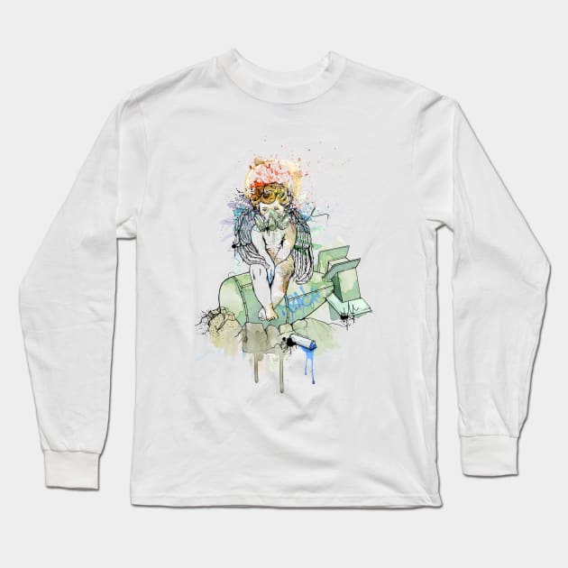 Bombing for Peace Long Sleeve T-Shirt by ANTICLOTHESdotCOM